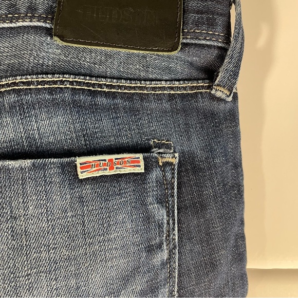 Hudson Jeans Men's Dark Blue Straight Jeans - Picture 6 of 10